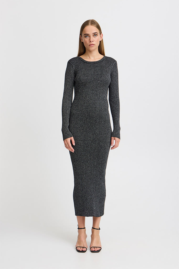 Ichi Cosimo Long Knit Dress