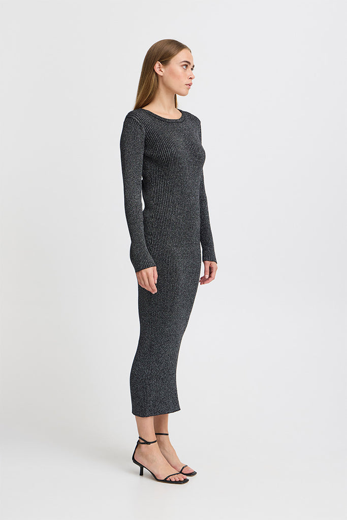 Ichi Cosimo Long Knit Dress