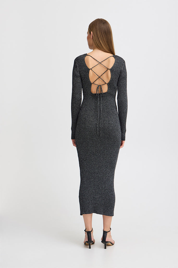 Ichi Cosimo Long Knit Dress