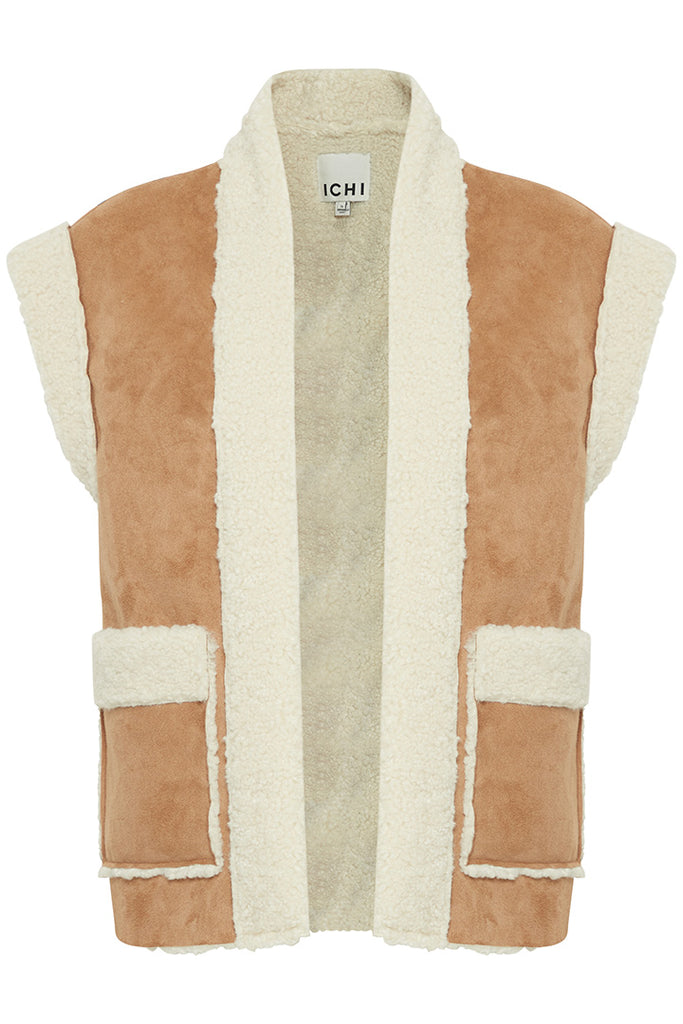 Ichi Gizora Waistcoat Cream