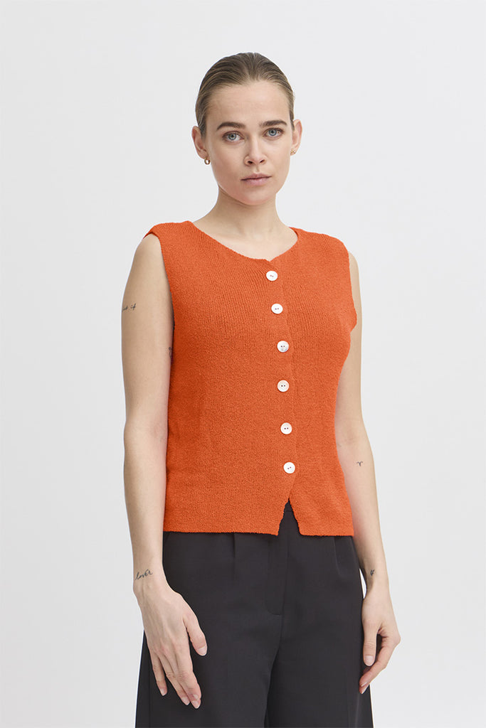 Ichi Blonds knitted vest