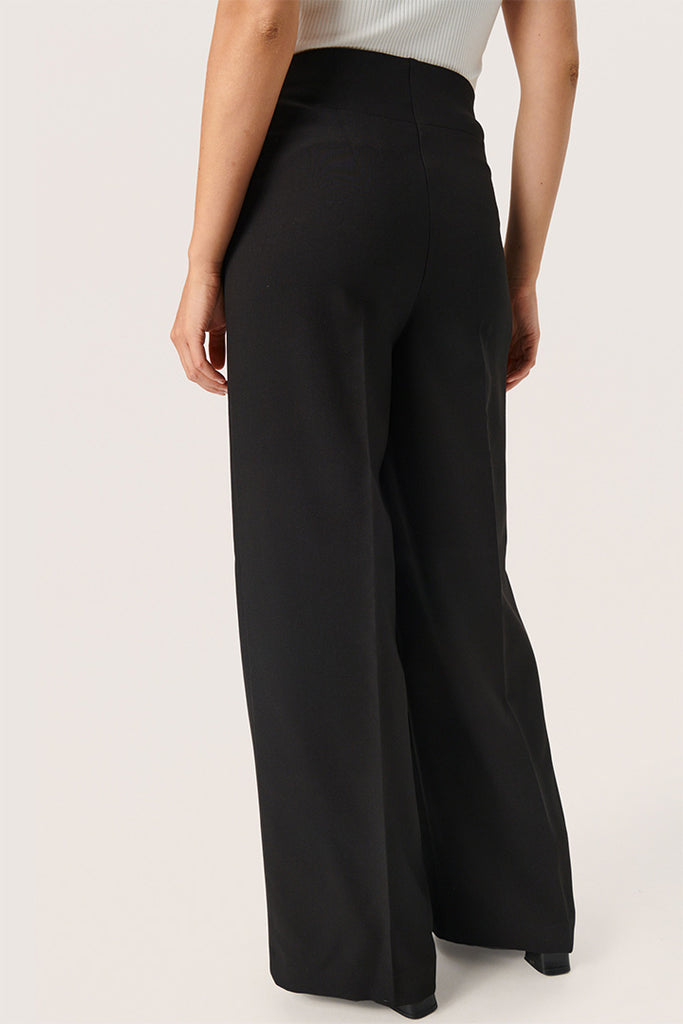 Soaked in Luxury Corinne Wide Leg Long Pants Black