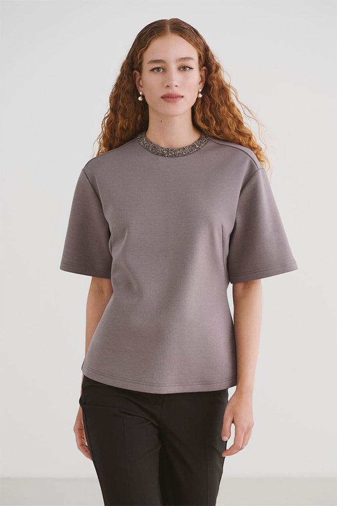 Soaked in Luxury Magana Embellished Tee