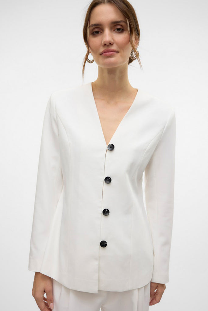 Vero Moda Passi V Neck Fitted Blazer