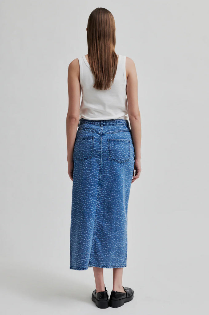 SECOND FEMALE Angola Denim Skirt