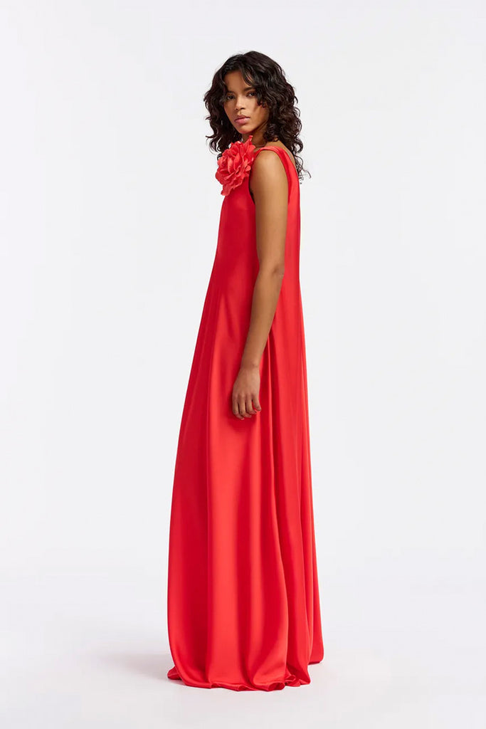 Essential Antwerp Full Satin Ankle Length Dress