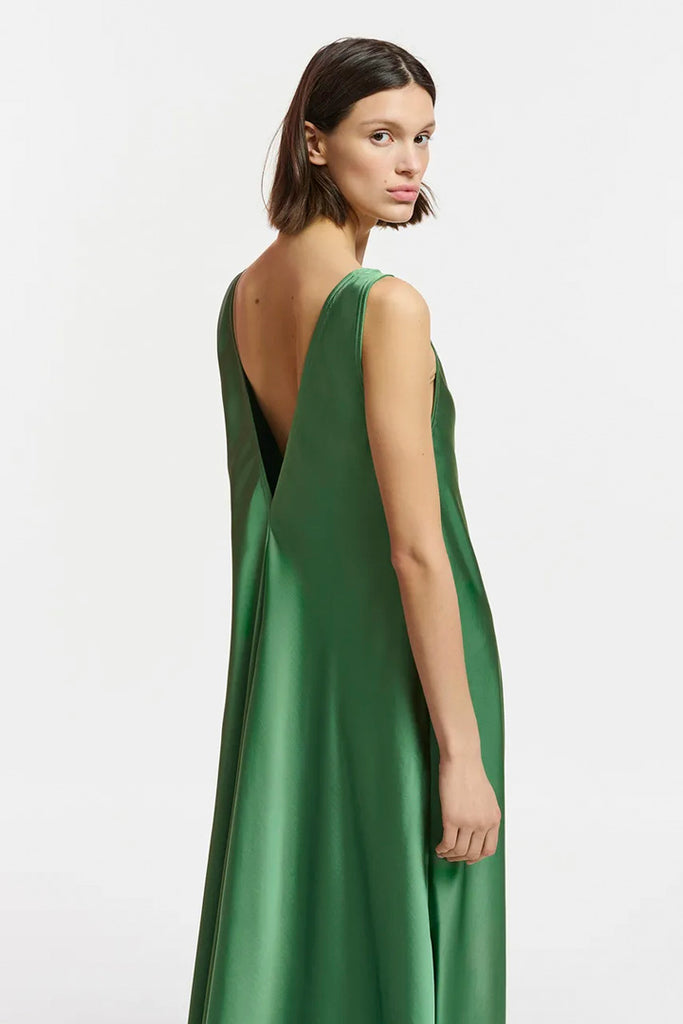 Essential Antwerp Full Satin Ankle Length Dress