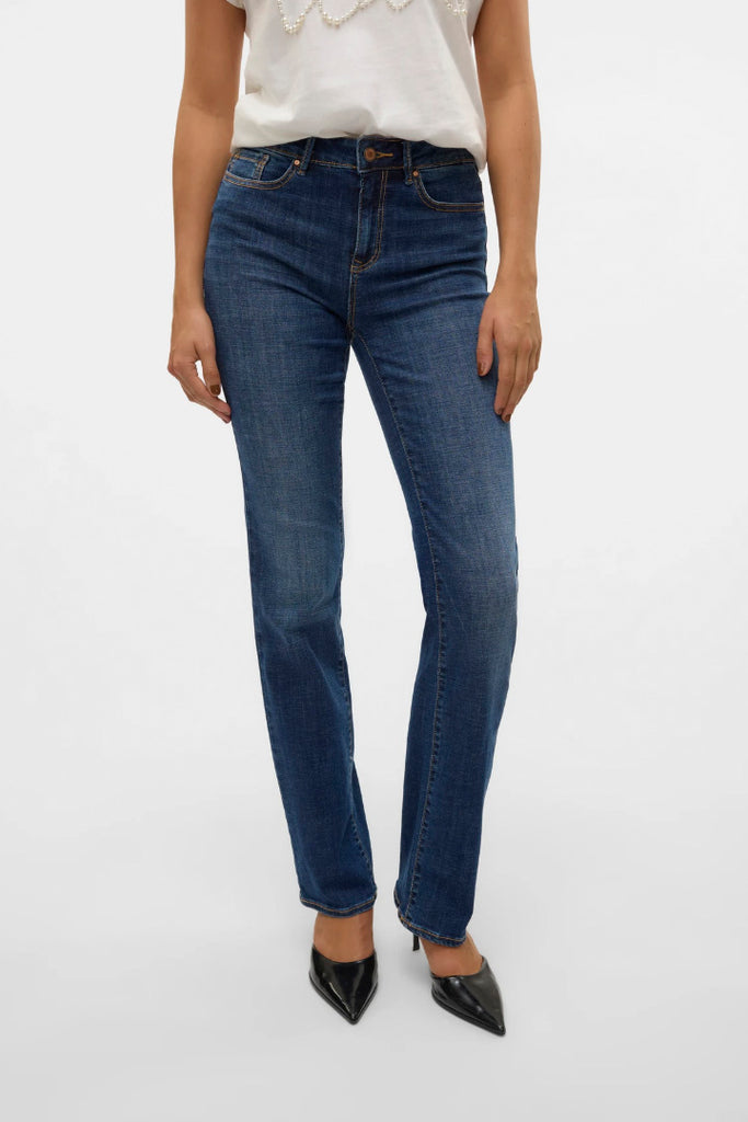 Vero Moda Flash Mid Rise Straight Jeans