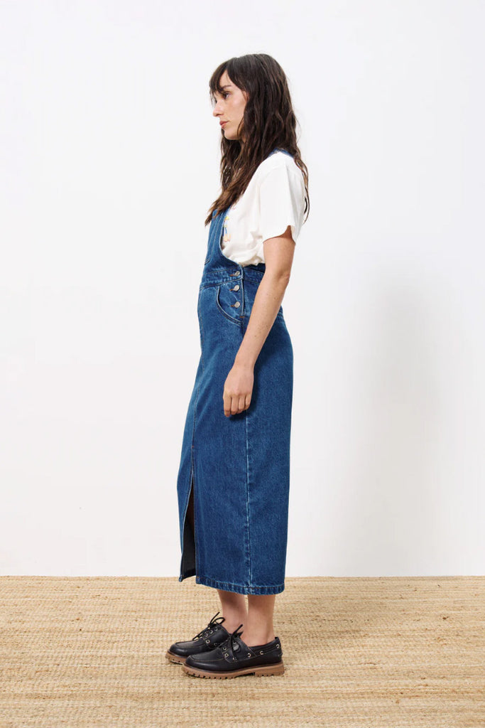 Frnch Selvi Dungaree Dress