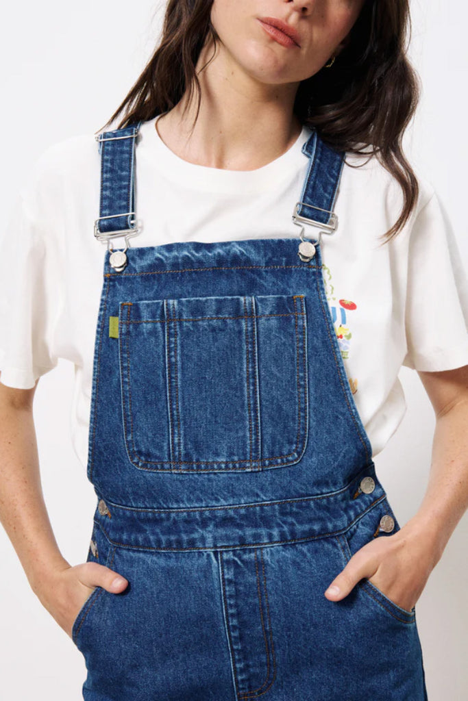 Frnch Selvi Dungaree Dress