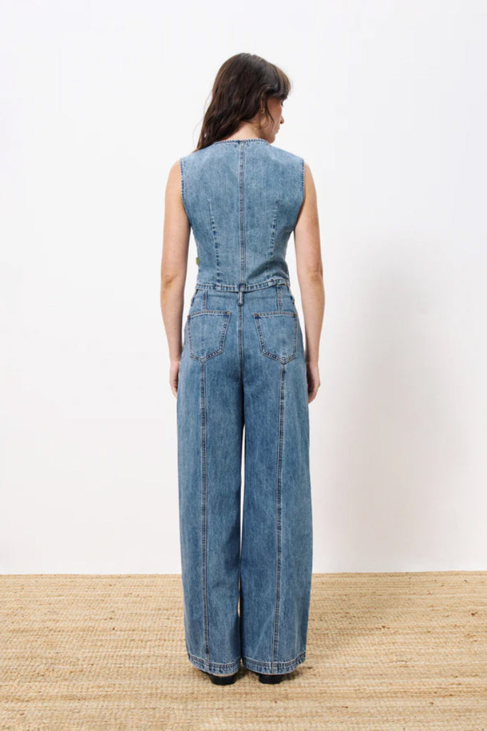 Frnch Carima Denim Waistcoat