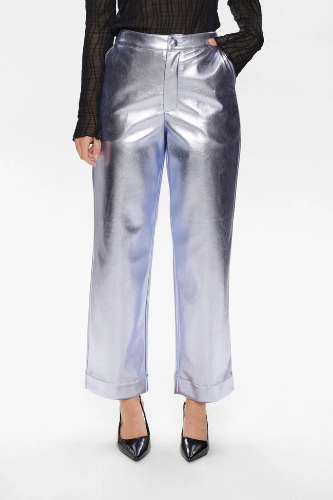 Nümph Glenda Cropped Pants Silver