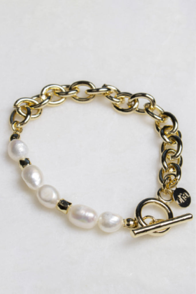 Olia Flora Bracelet Freshwater Pearl