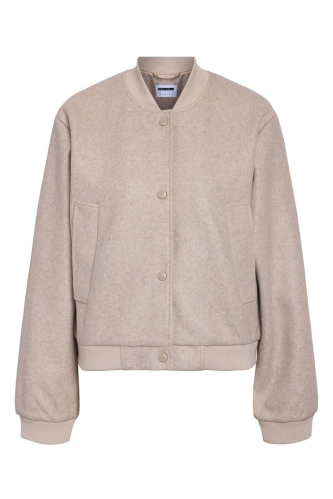 Noisy May Eddi Bomber Jacket Beige