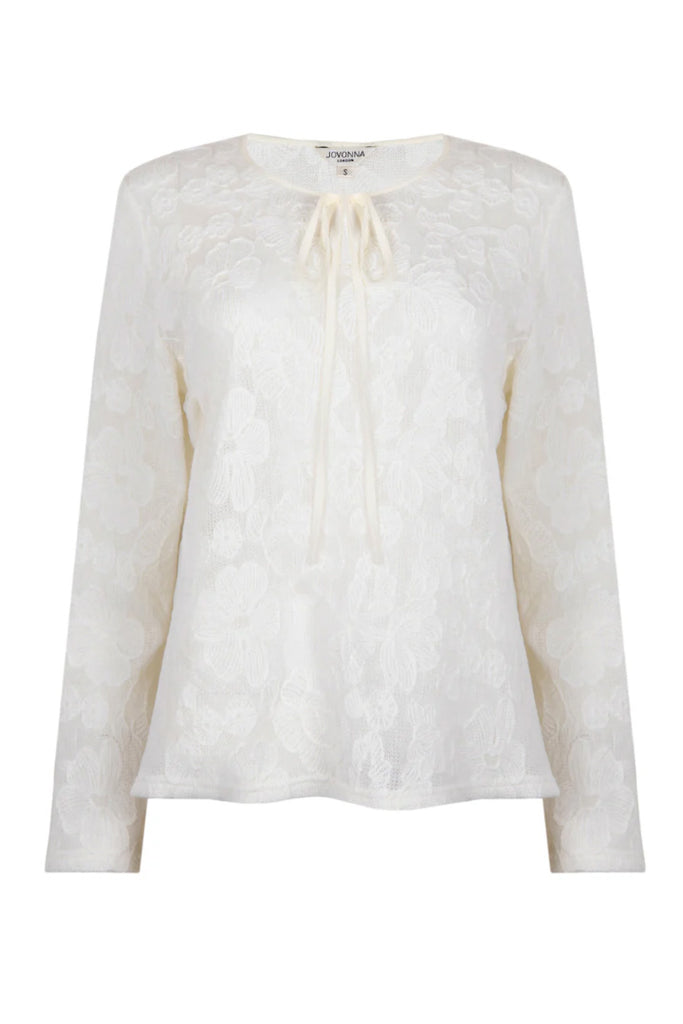 Jovanna Iris Blouse White