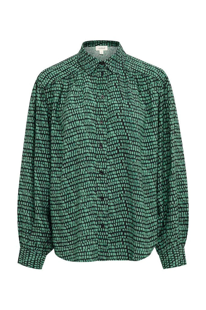 Soaked in Luxury Makena Ebba Shirt Green