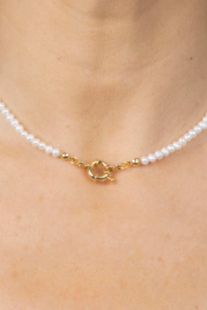 Olia Sara Necklace Freshwater Pearls