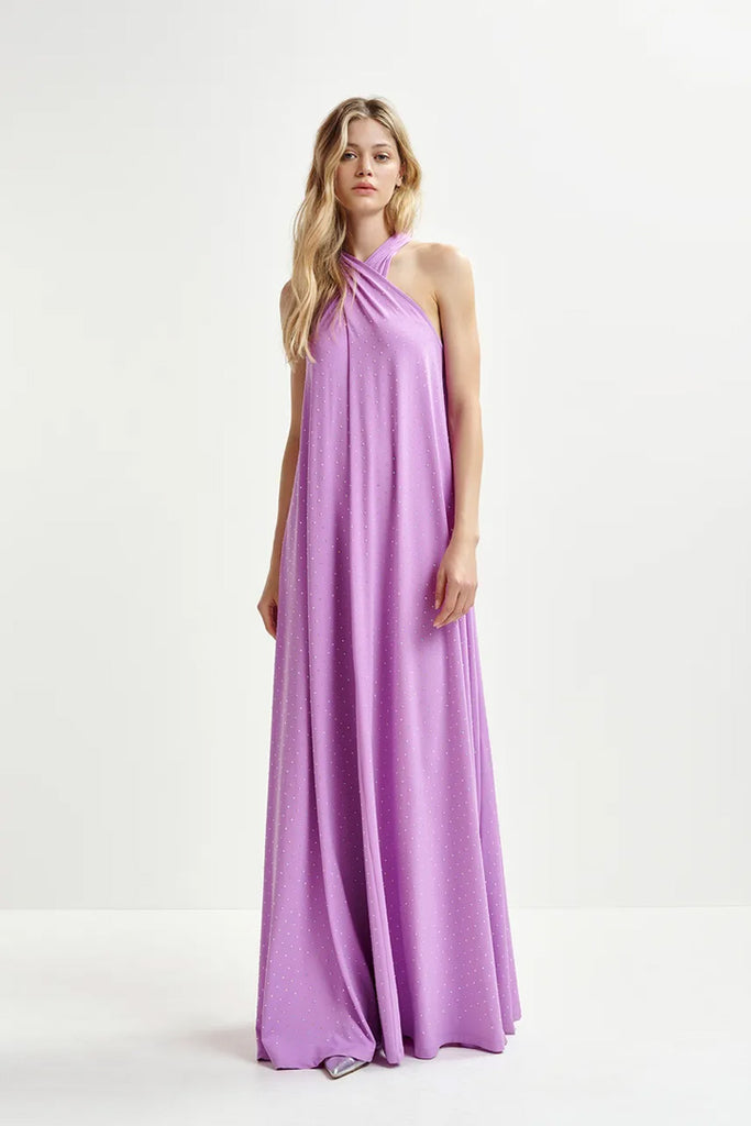 Essential Antwerp Hisha Rhinestone Maxi Dress