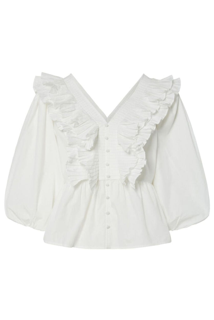 YAS Runa 3/4 Ruffle Top