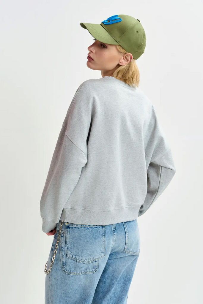 Essential Antwerp Hallumettes Embroidered Sweat