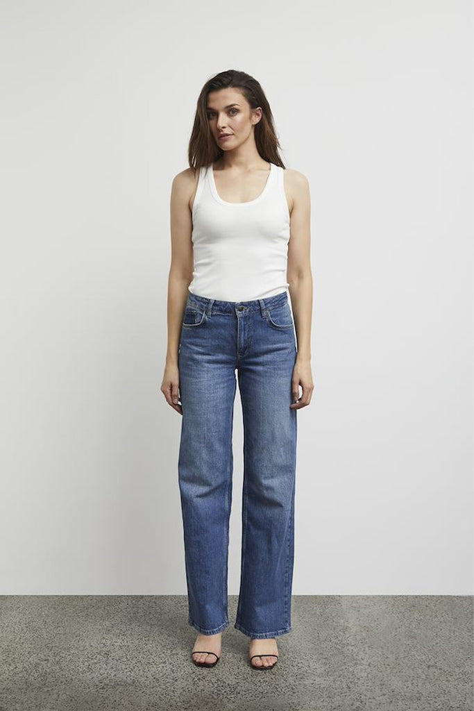 Pulz Jeans Vega Wide Leg Jeans