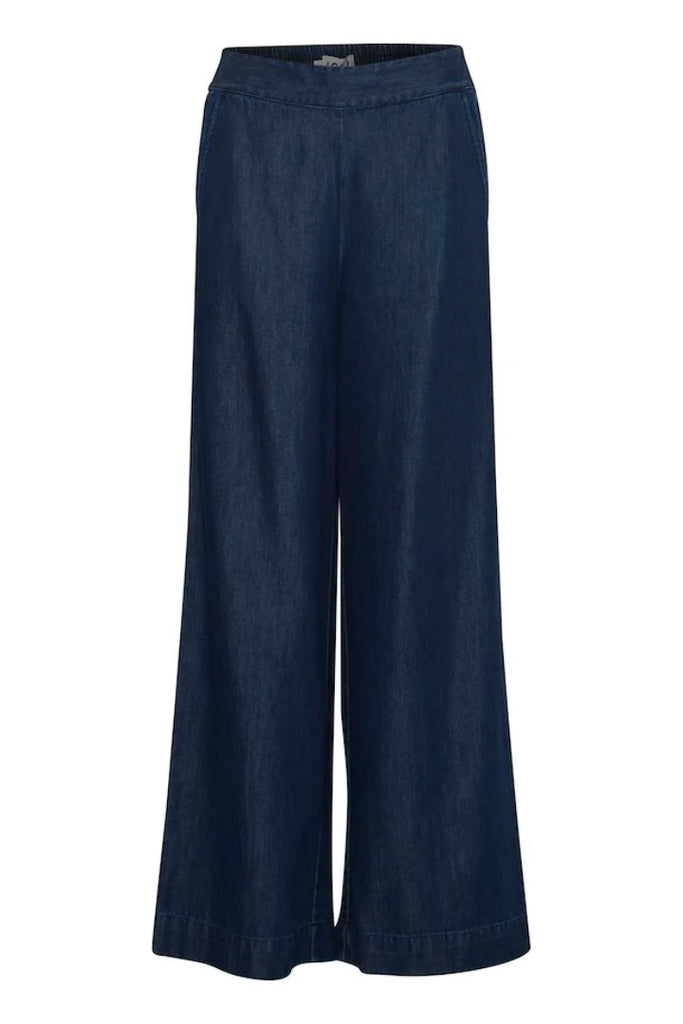 Ichi Haubrey Pants Dark Blue