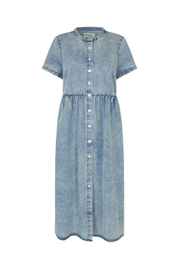 Lollys laundry Aliya Denim Maxi Dress Blue