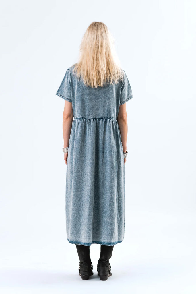 Lollys laundry Aliya Denim Maxi Dress