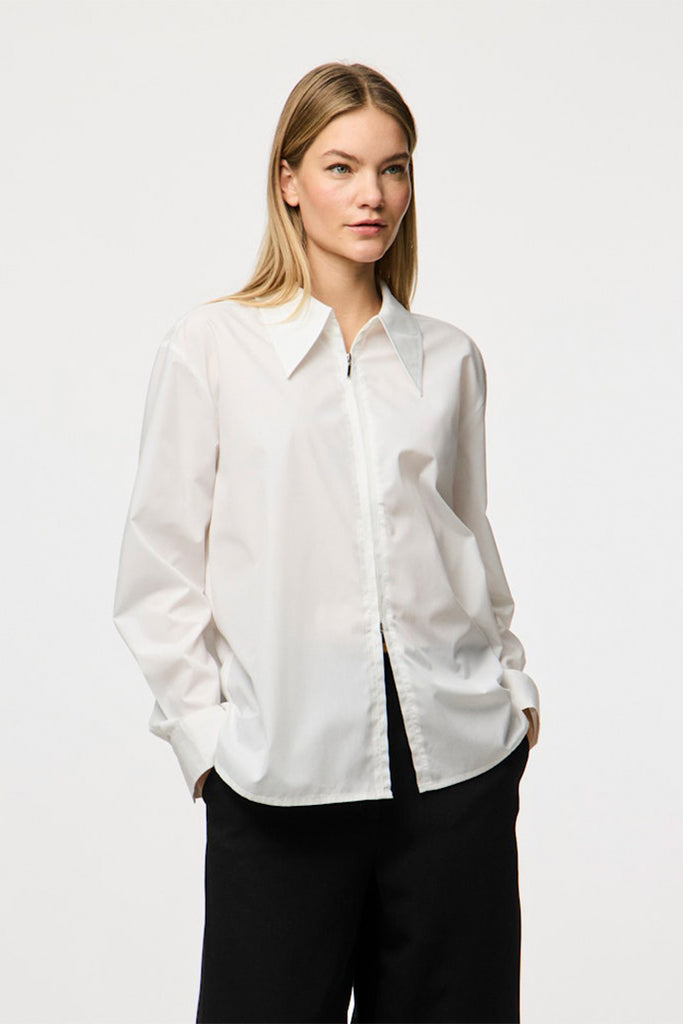 Pieces Nancy zip shirt