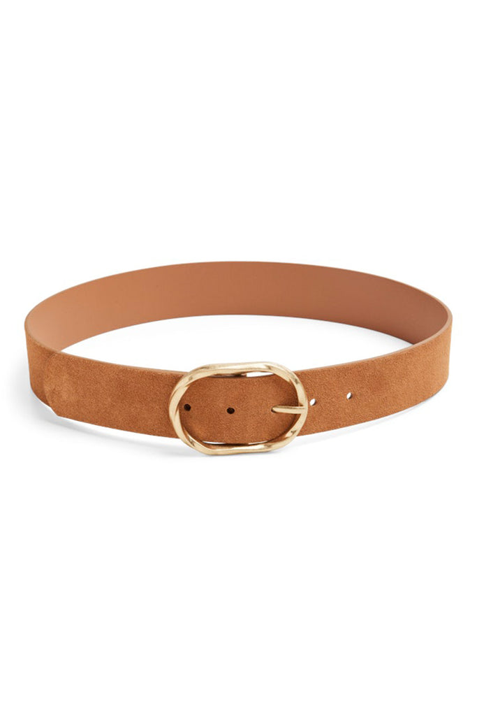 Pieces Nira Suede Belt Brown