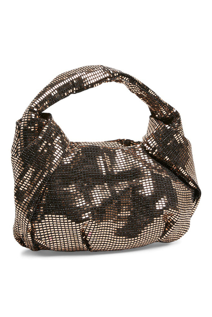 Pieces Nitter Sequins Shoulder Bag Taupe Grey One Size