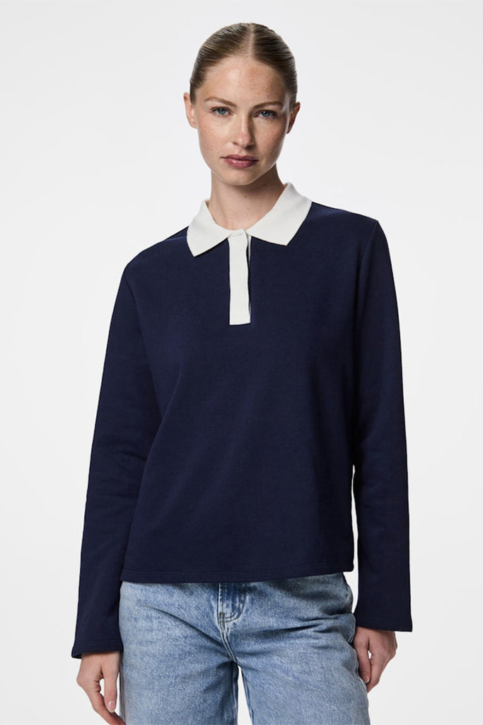 Pieces Tinori Polo Sweatshirt