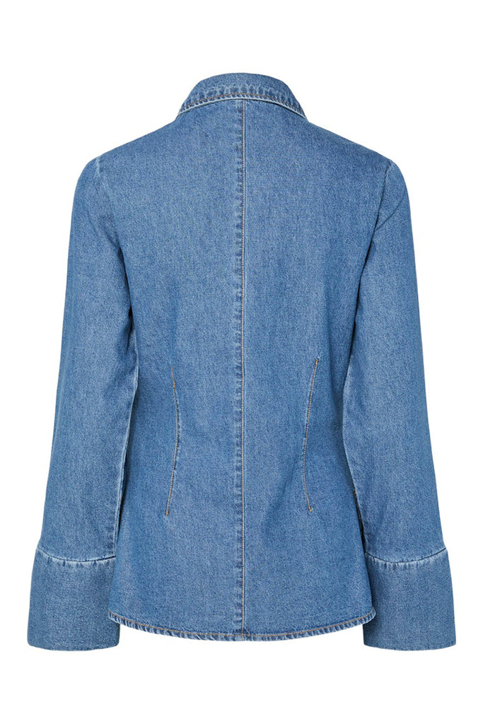 Pieces Svea Denim Shirt