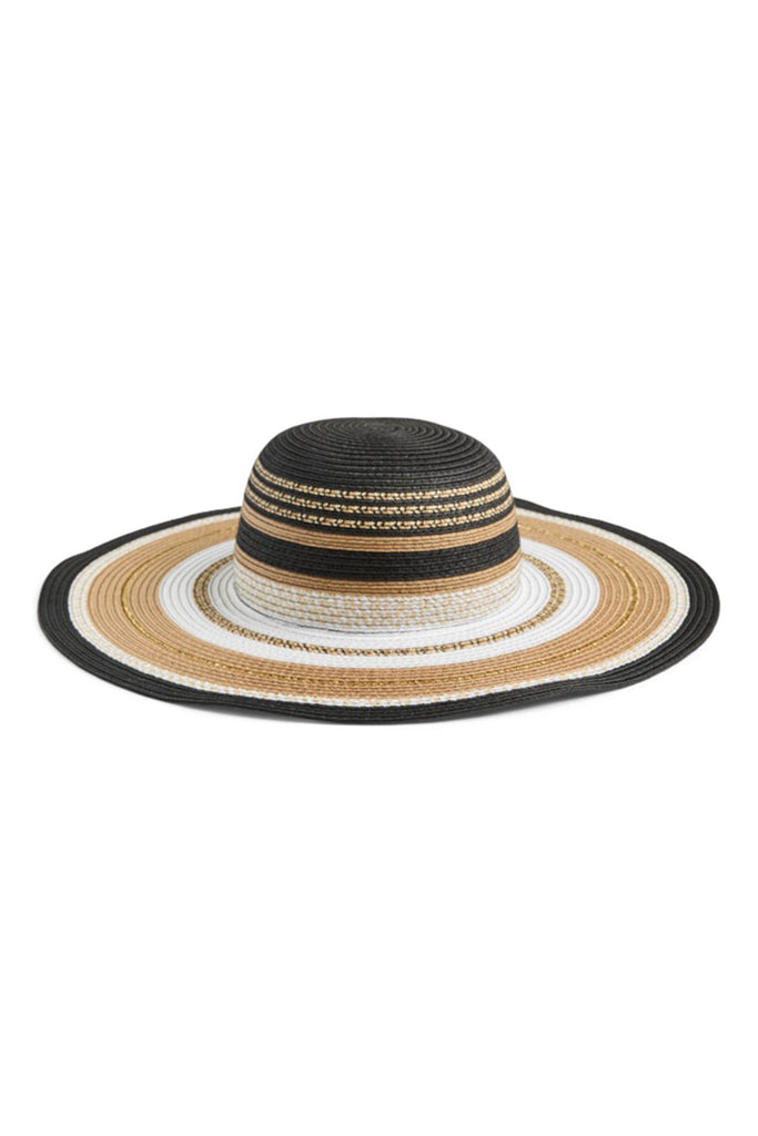 Pieces Line Hat Black OS