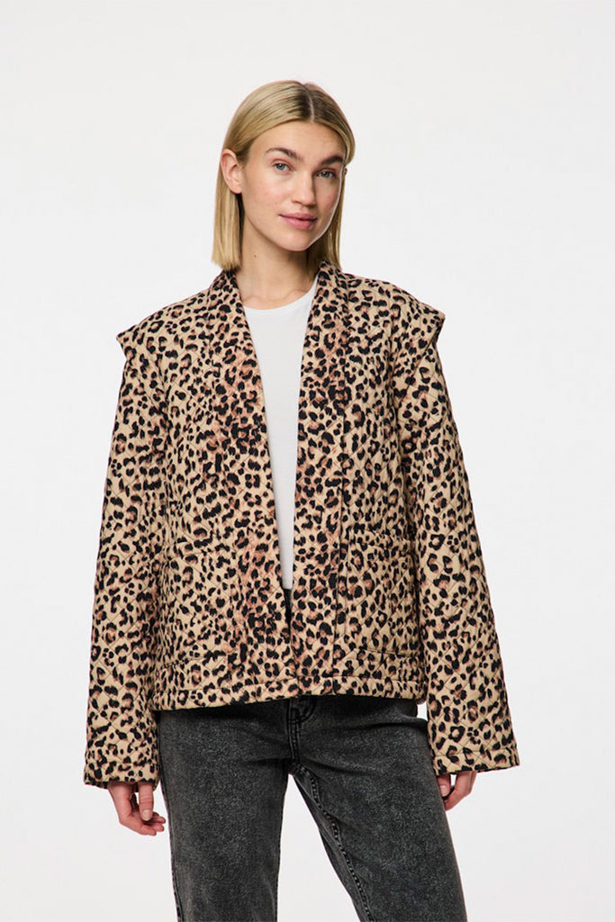 Pieces Saroline Leopard Jacket