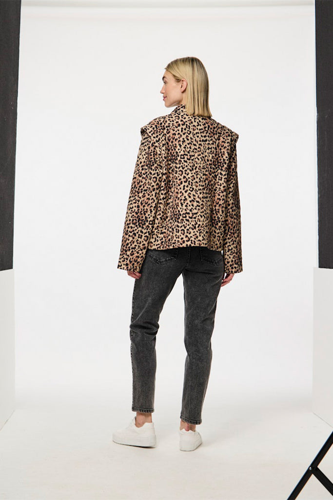 Pieces Saroline Leopard Jacket