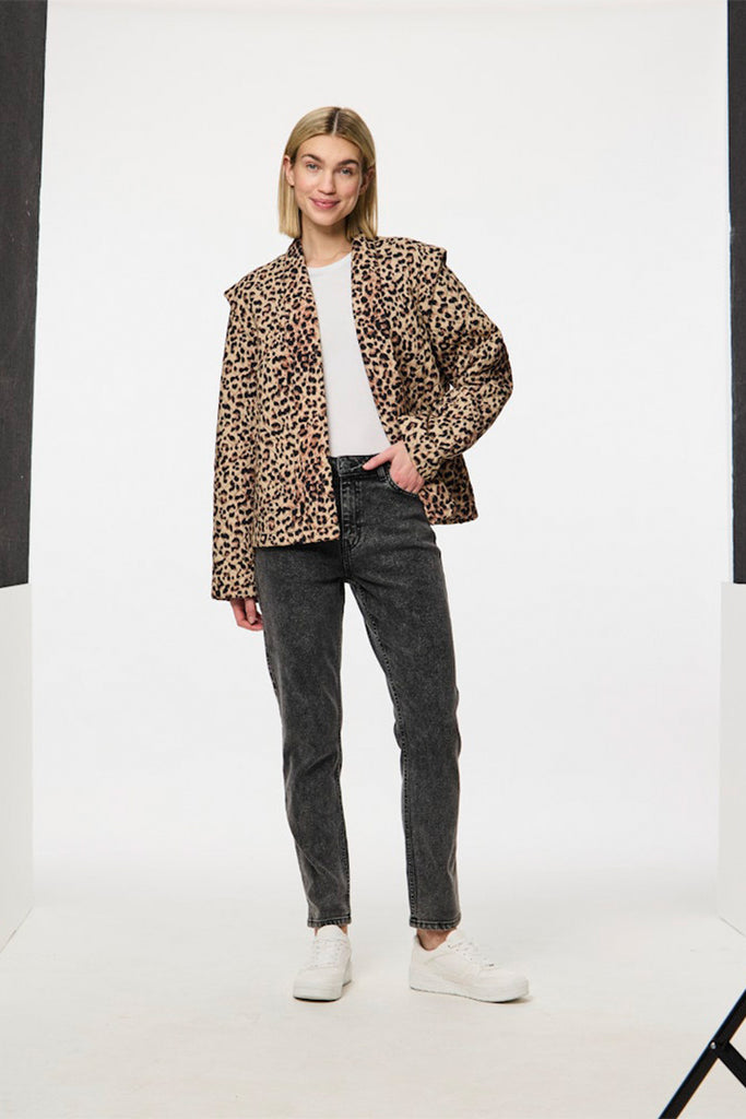 Pieces Saroline Leopard Jacket