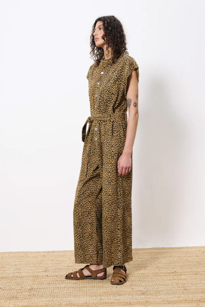 Frnch Scheila Leopard Jumpsuit