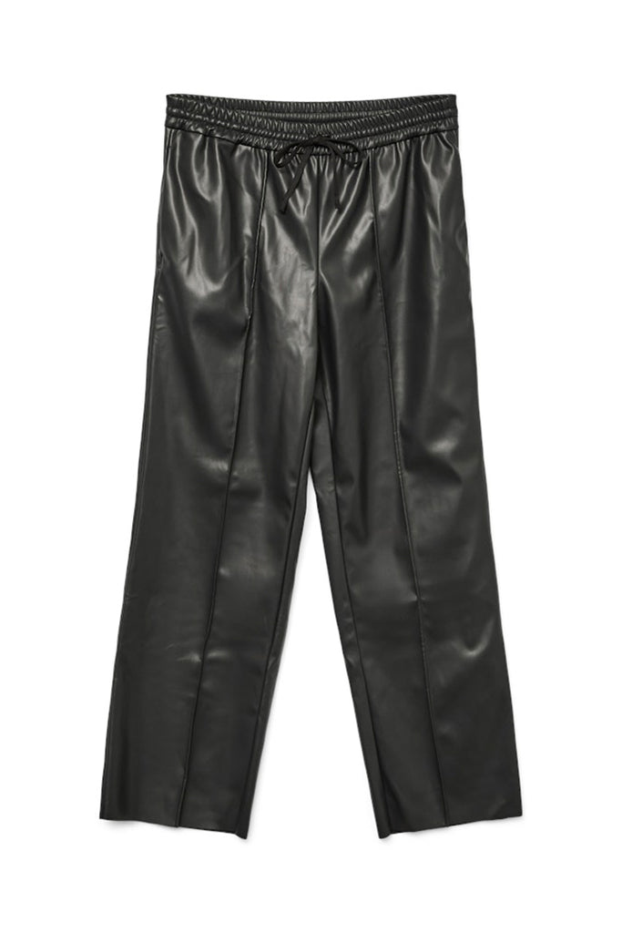 Vero Moda Rose Faux Leather Pants Black