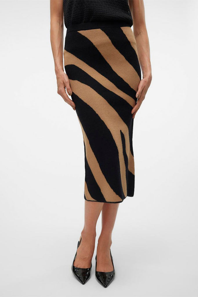 Vero Moda Nancy Tiger Print Skirt