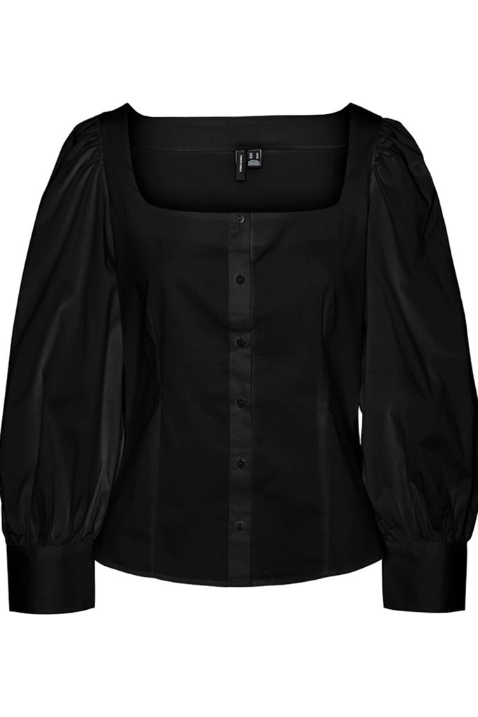 Vero Moda Friba Long Sleeve Top Black