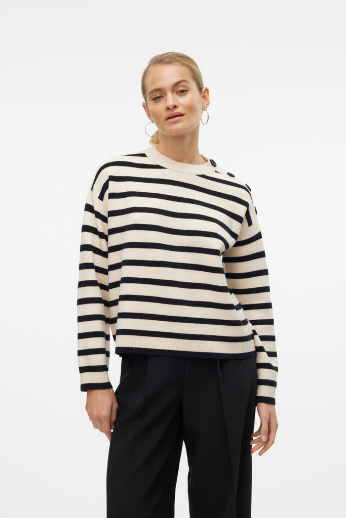 Vero Moda Saba O-Neck Button Pullover