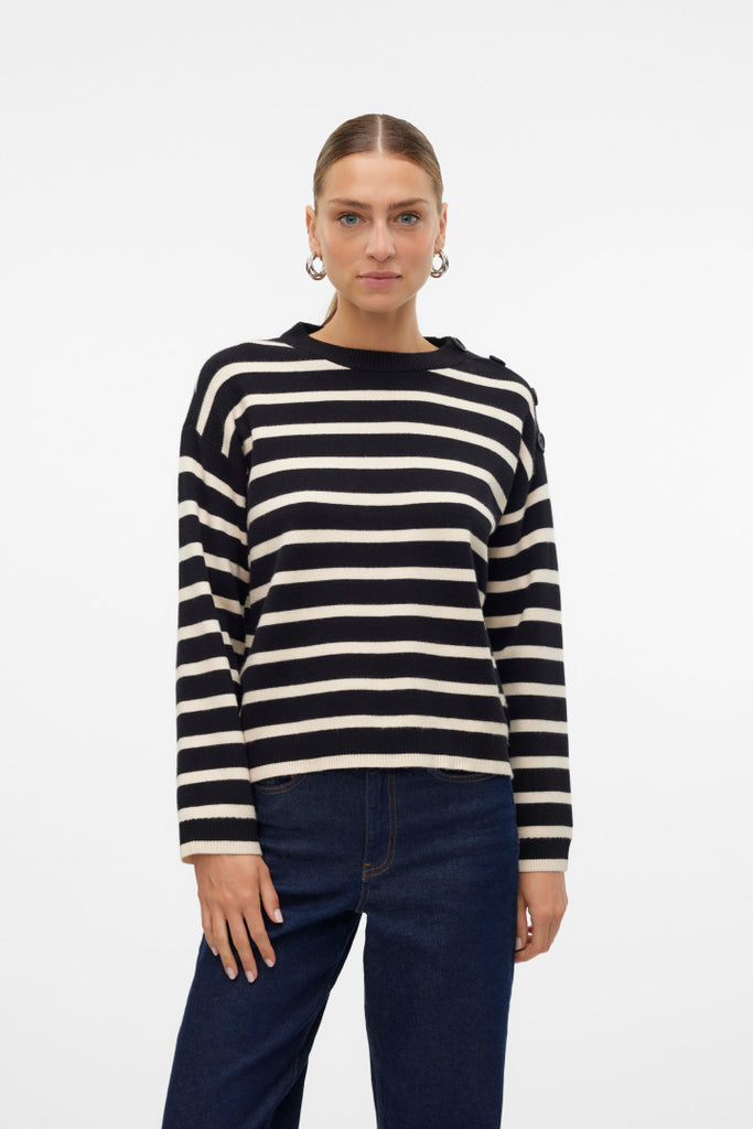 Vero Moda Saba O-Neck Button Pullover