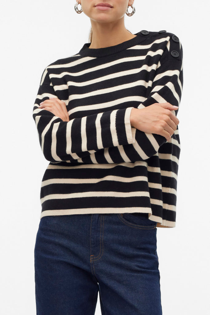 Vero Moda Saba O-Neck Button Pullover