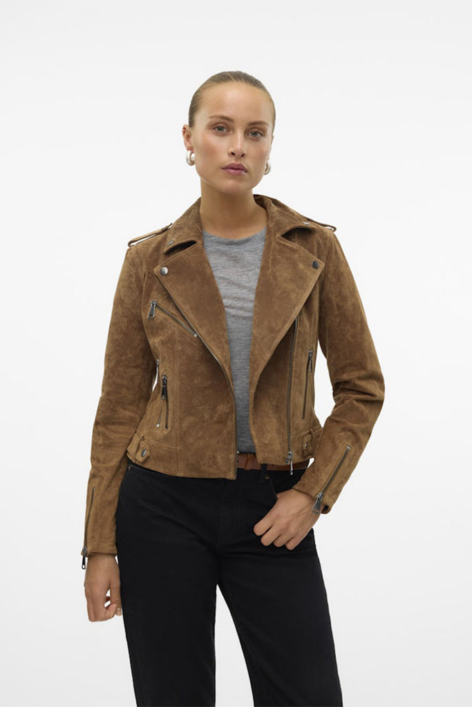 Vero Moda Royce Alice Short Suede Jacket