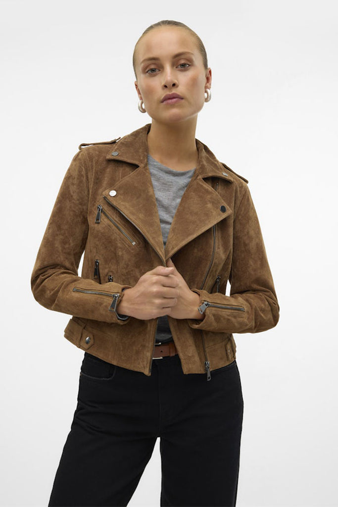 Vero Moda Royce Alice Short Suede Jacket