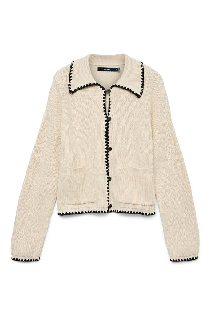 Vero Moda Pomelo Poloneck Cardigan