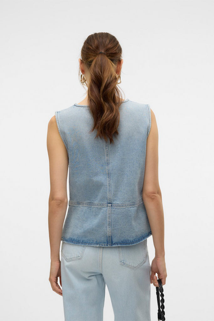 Vero Moda Siola Denim Waistcoat