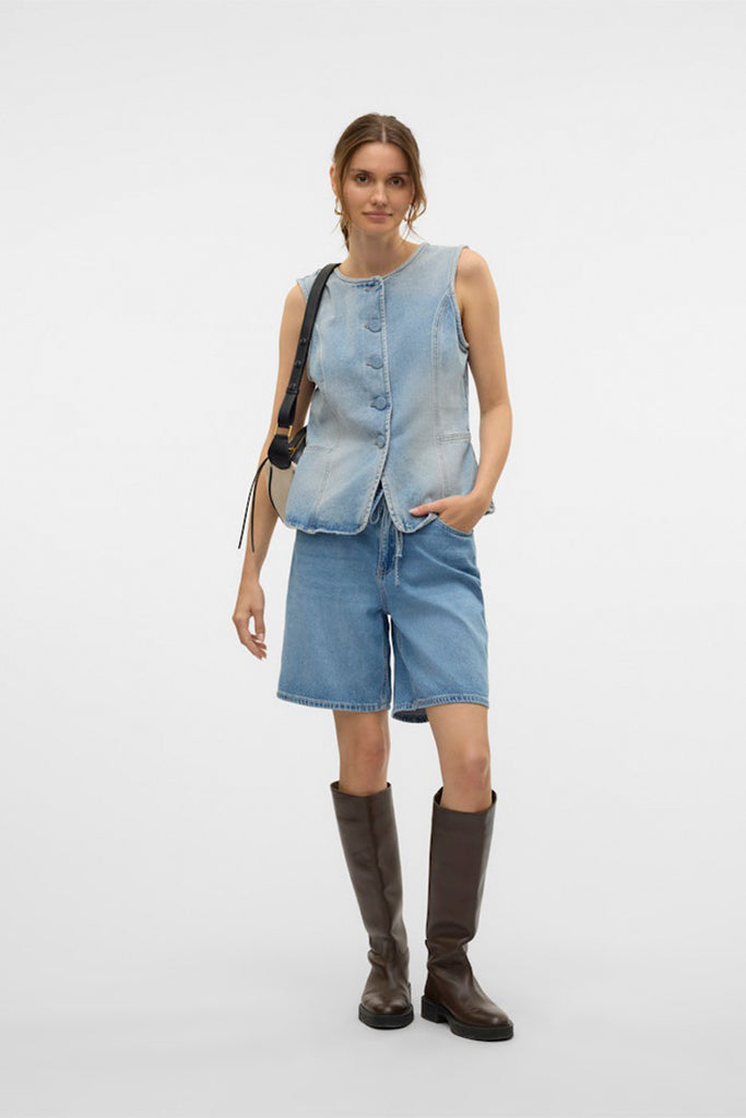 Vero Moda Villa Bermuda Denim Shorts