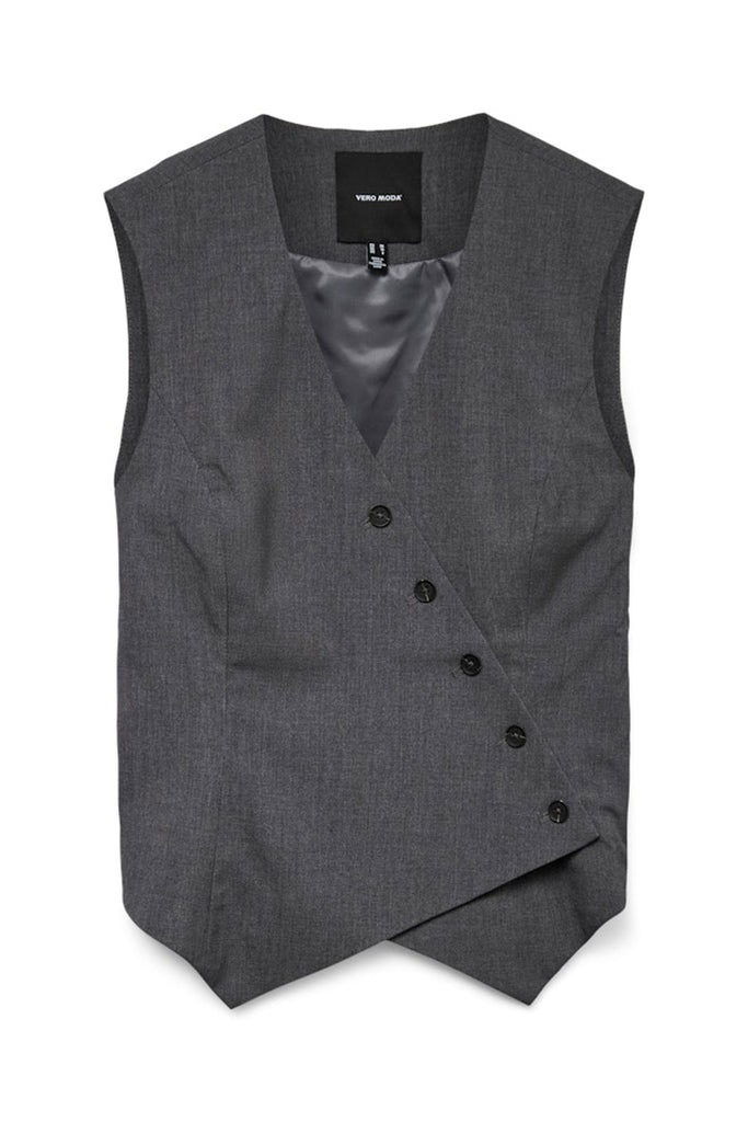 Vero Moda Liba Waistcoat Grey